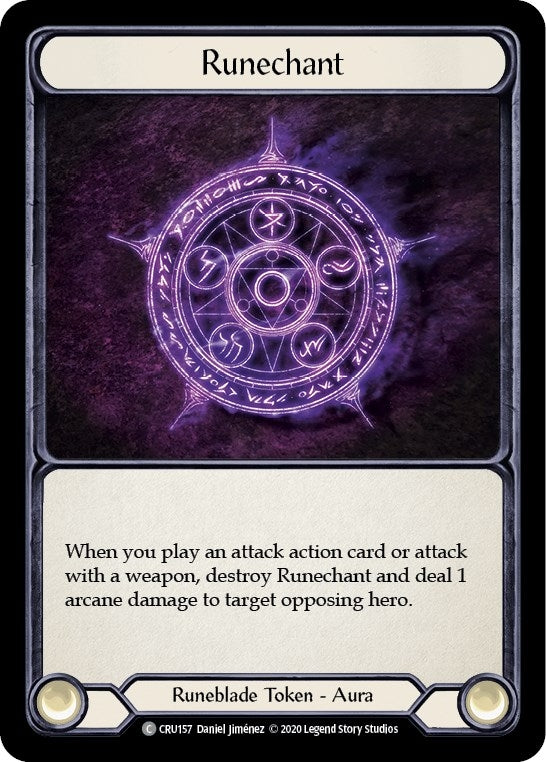 Runechant (Rainbow Foil) [CRU157-RF] Unlimited Rainbow Foil
