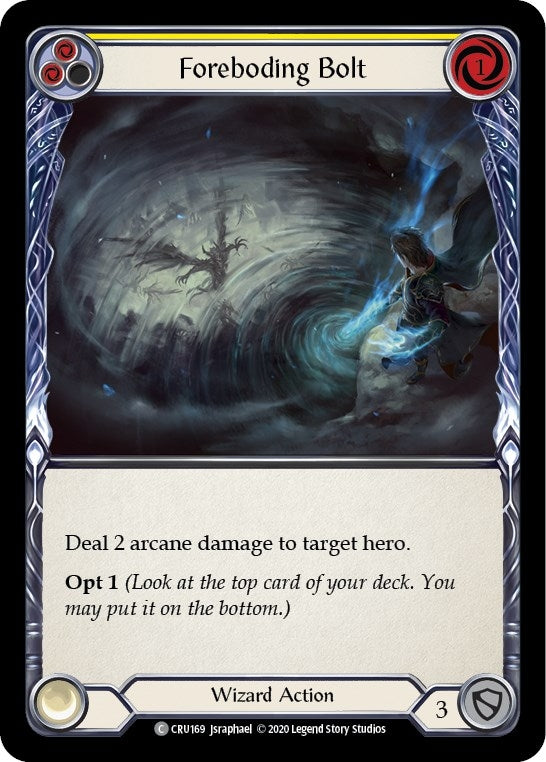Foreboding Bolt Yellow (CRU169) [CRU]