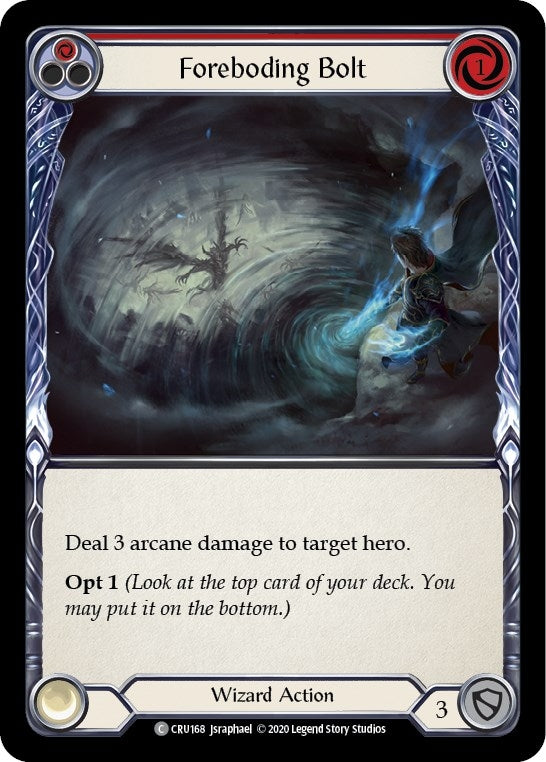 Foreboding Bolt Red (CRU168) [CRU]