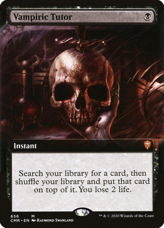 Vampiric Tutor Extended Art (656) [CMR]