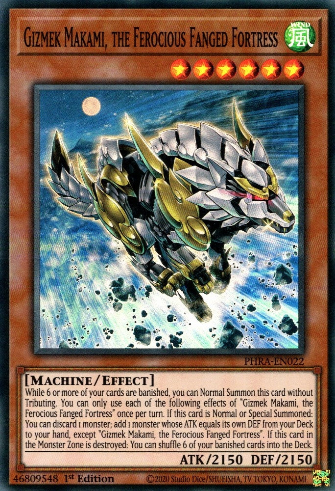 Gizmek Makami the Ferocious Fanged Fortress (PHRA-EN022) [PHRA]