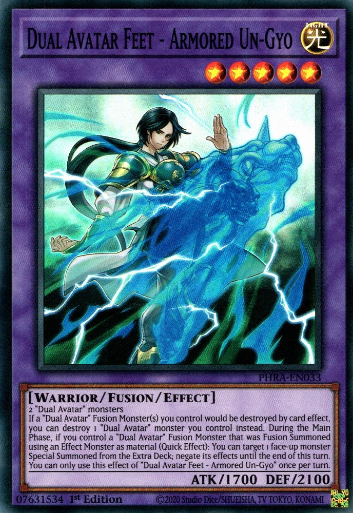 Dual Avatar Feet Armored Un Gyo (PHRA-EN033) [PHRA]