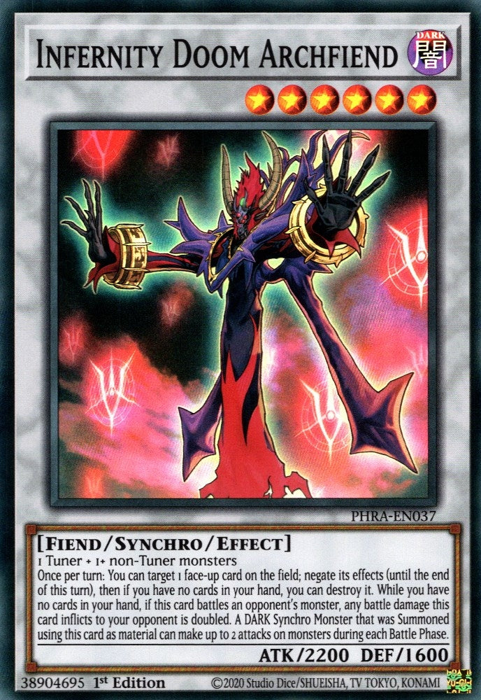 Infernity Doom Archfiend (PHRA-EN037) [PHRA]