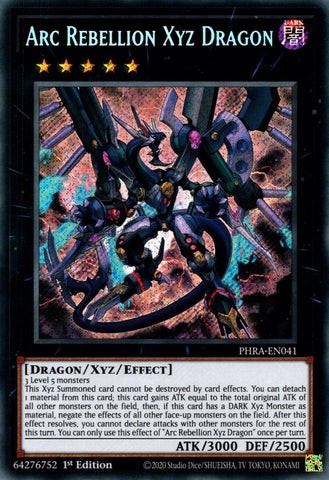 Arc Rebellion Xyz Dragon (PHRA-EN041) [PHRA]