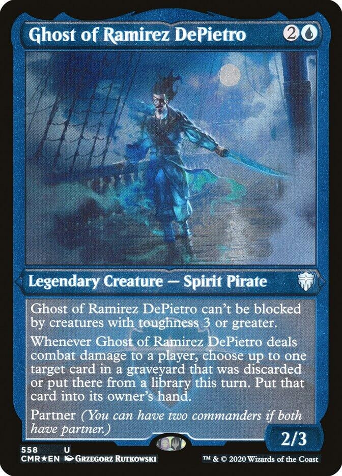 Ghost of Ramirez DePietro Foil Etched (558) [CMR]
