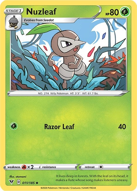Nuzleaf (011/185) [SWSH04]
