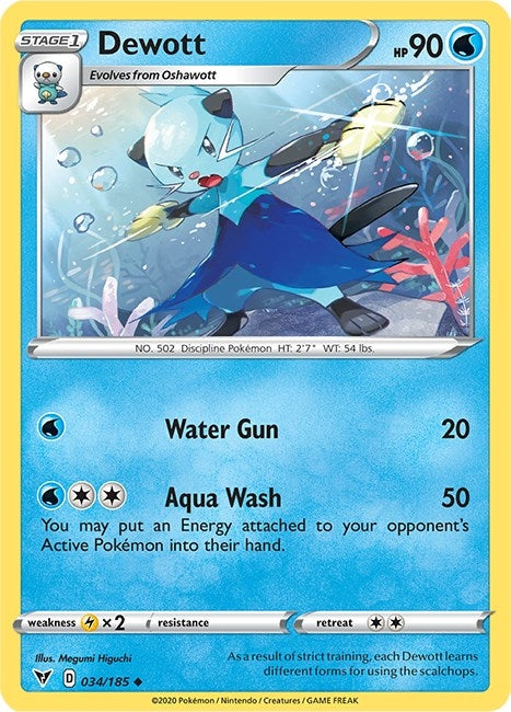 Dewott (034/185) [SWSH04]