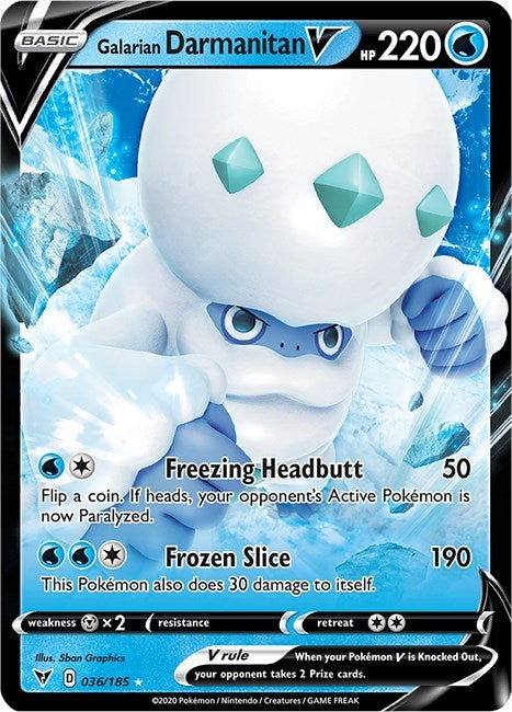 Galarian Darmanitan V (036/185) [SWSH04]