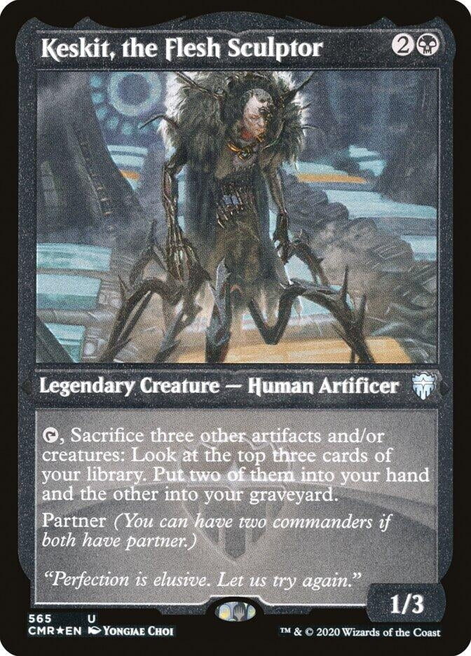 Keskit the Flesh Sculptor Foil Etched (565) [CMR]