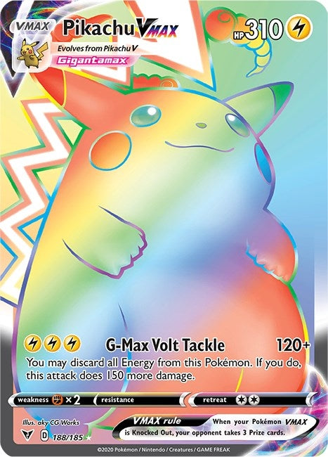Pikachu VMAX Secret (188/185) [SWSH04]