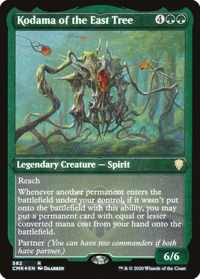 Kodama of the East Tree Foil Etched (582) [CMR]
