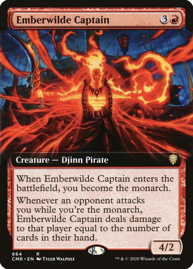 Emberwilde Captain Extended Art (664) [CMR]