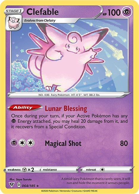 Clefable (064/185) (SWSH04: Vivid Voltage)