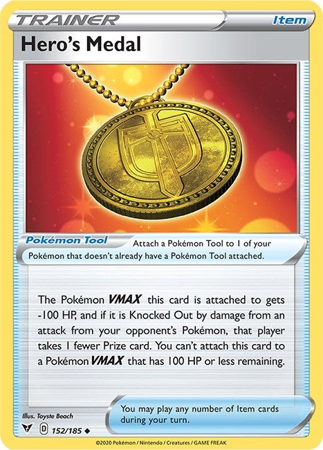 Heros Medal (152/185) [SWSH04]