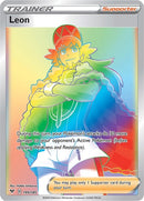 Leon (Secret) (195/185) (SWSH04: Vivid Voltage)