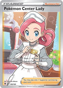 Pokemon Center Lady Full Art (185/185) [SWSH04]