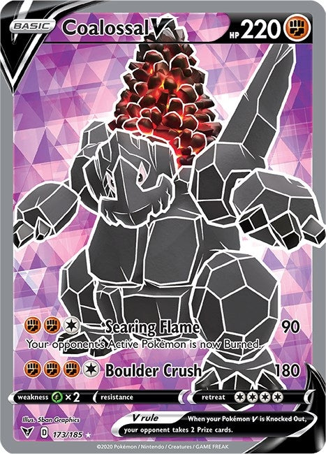Coalossal V Full Art (173/185) [SWSH04]