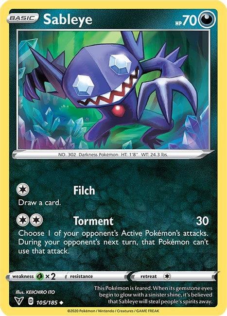 Sableye (105/185) [SWSH04]