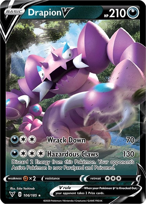 Drapion V (106/185) (SWSH04: Vivid Voltage)