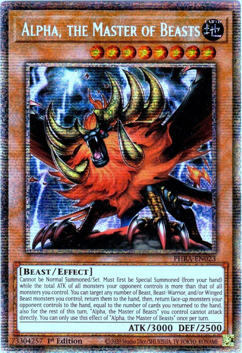 Alpha the Master of Beasts Starlight Rare (PHRA-EN023) [PHRA]
