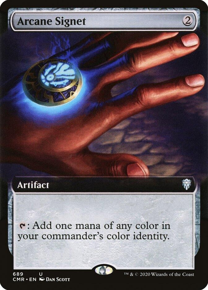 Arcane Signet Extended Art (689) [CMR]
