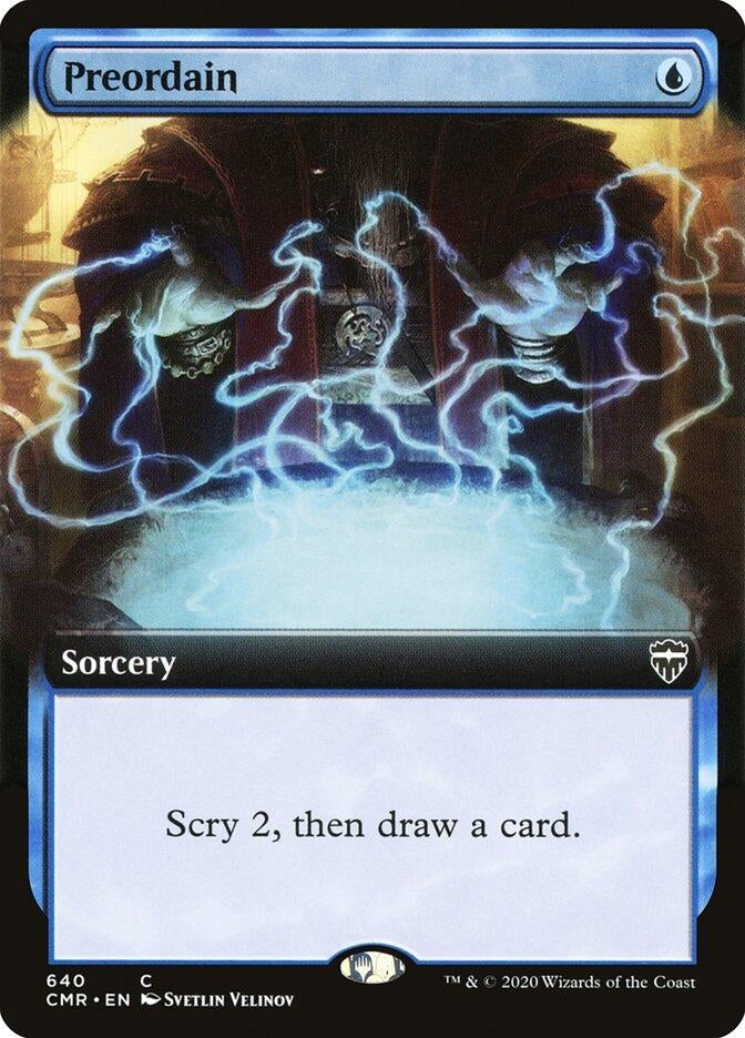 Preordain Extended Art (640) [CMR]