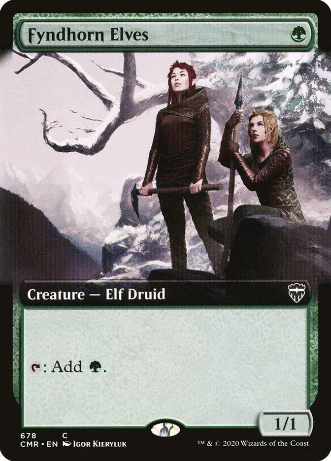Fyndhorn Elves Extended Art (678) [CMR]