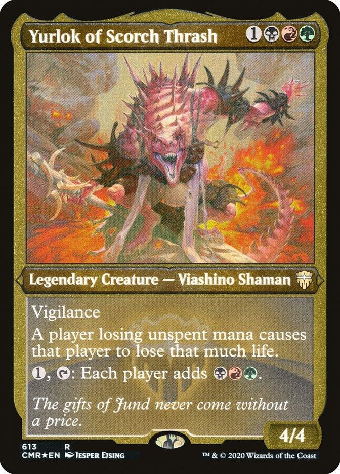 Yurlok of Scorch Thrash Foil Etched (613) [CMR]