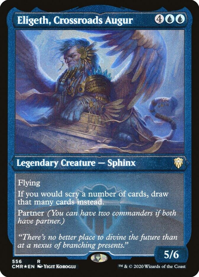 Eligeth Crossroads Augur Foil Etched (556) [CMR]
