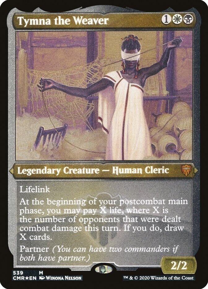 Tymna the Weaver Foil Etched (539) [CMR]
