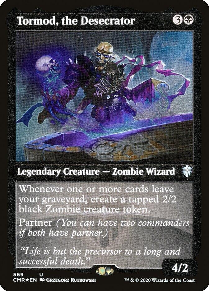 Tormod the Desecrator Foil Etched (569) [CMR]
