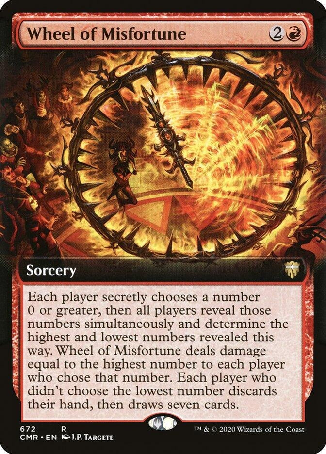 Wheel of Misfortune Extended Art (672) [CMR]