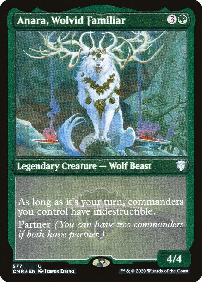 Anara Wolvid Familiar Foil Etched (577) [CMR]
