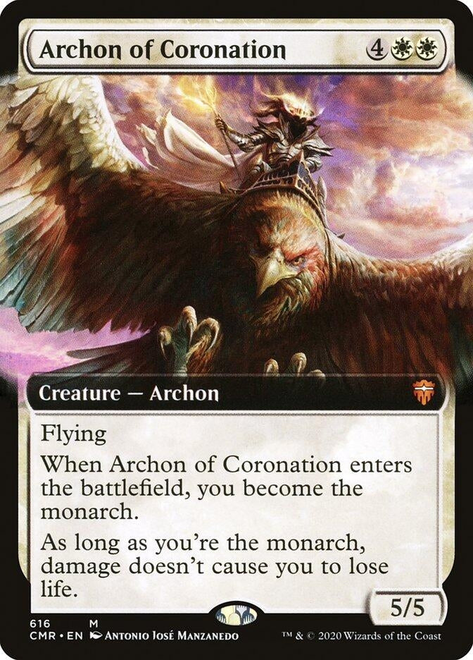Archon of Coronation Extended Art (616) [CMR]