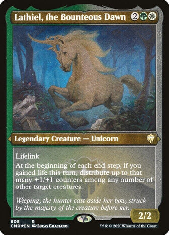 Lathiel, the Bounteous Dawn (Etched) [Commander Legends]