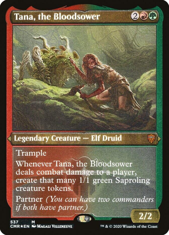 Tana the Bloodsower Foil Etched (537) [CMR]