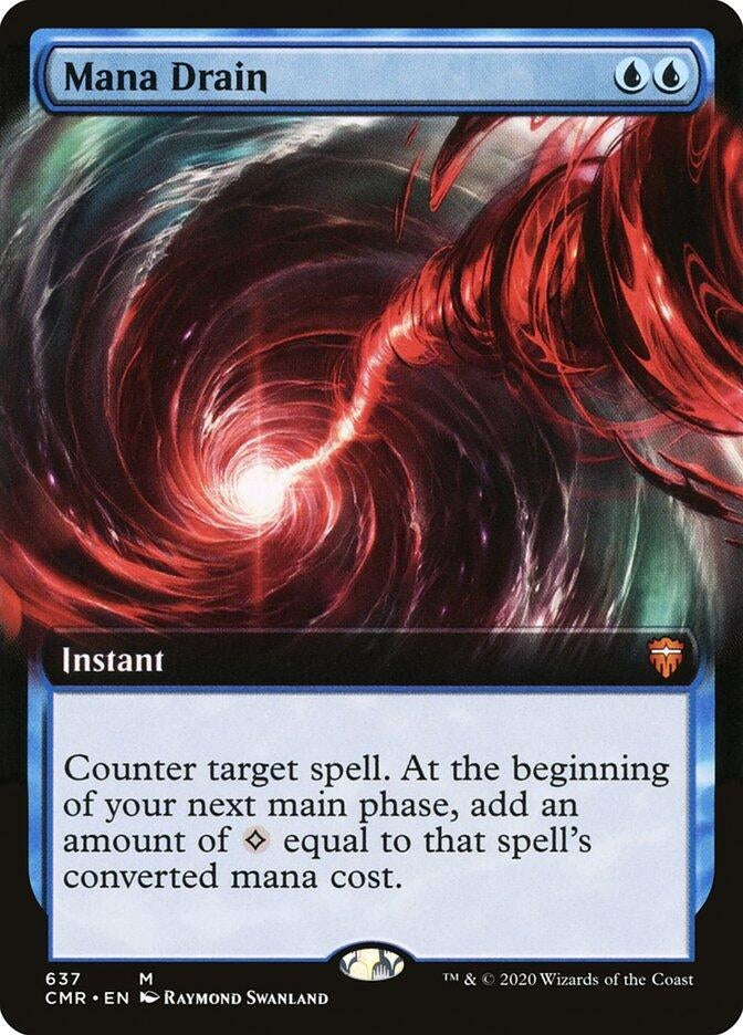 Mana Drain Extended Art (637) [CMR]