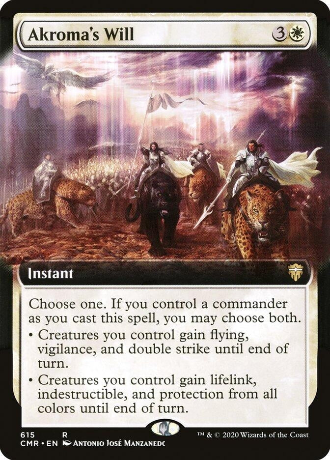 Akromas Will Extended Art (615) [CMR]