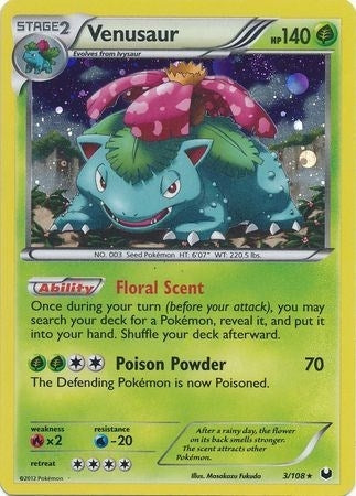 Venusaur 3 108 Cosmos Holo (003/108) [BLE]