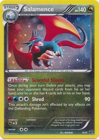 Salamence 8 20 Cosmos Holo (008/020) [BLE]