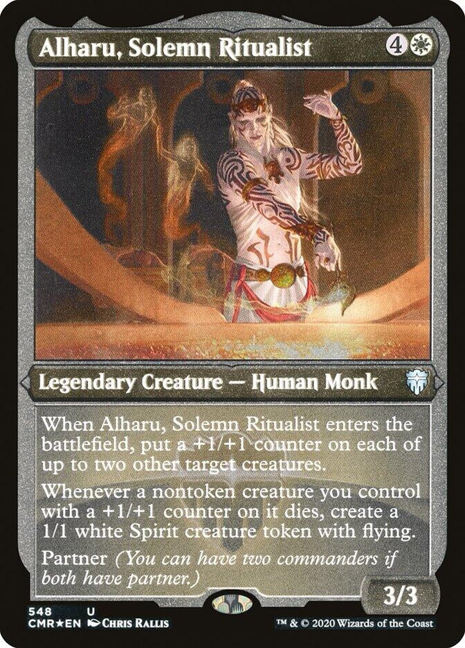 Alharu Solemn Ritualist Foil Etched (548) [CMR]
