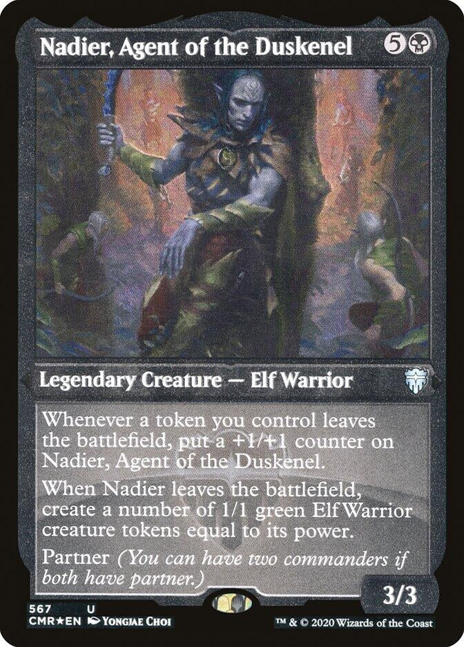 Nadier Agent of the Duskenel Foil Etched (567) [CMR]