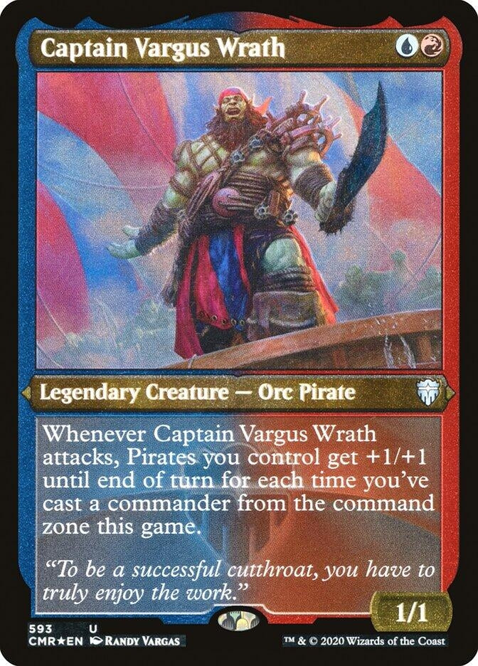 Captain Vargus Wrath Foil Etched (593) [CMR]