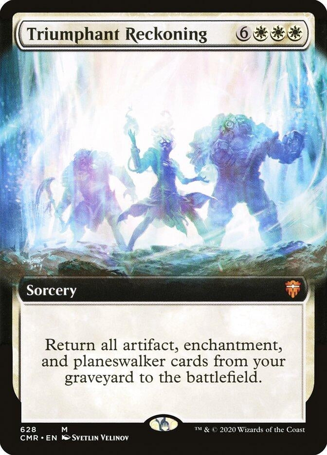 Triumphant Reckoning Extended Art (628) [CMR]