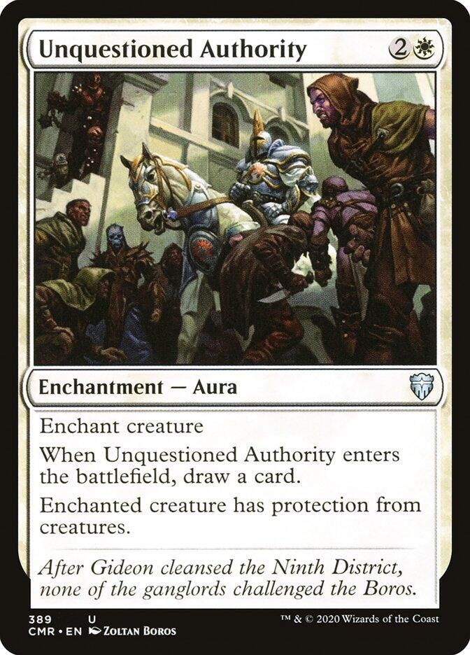 Unquestioned Authority (389) [CMR]