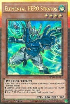 Elemental HERO Stratos (MAGO-EN004) [MAGO]