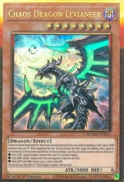 Chaos Dragon Levianeer Alternate Art (MAGO-EN017) [MAGO]
