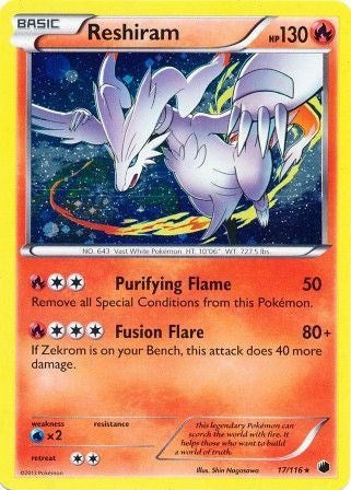 Reshiram 17 116 Cosmos Holo (017/116) [MCAP]