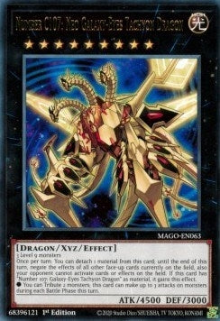 Number C107 Neo Galaxy Eyes Tachyon Dragon (MAGO-EN063) [MAGO]