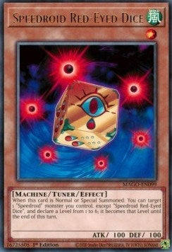 Speedroid Red Eyed Dice (MAGO-EN099) [MAGO]
